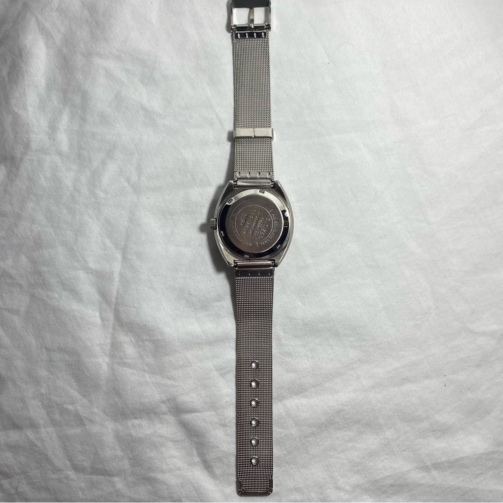 Vintage Automatic 1970s Citizen Mens Watch with Blue Face and Steel strap! - Picture 6 of 6